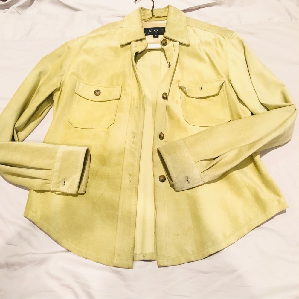 Vintage Suede Button Down Shacket - image 1